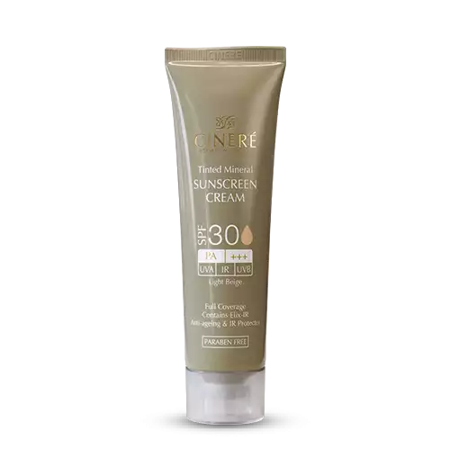 سینره ضد آفتاب رنگی بژ روشن SPF30