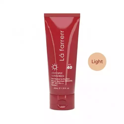 لافارر ضد آفتاب و ضد لک رنگ روشن پوست خشک SPF40