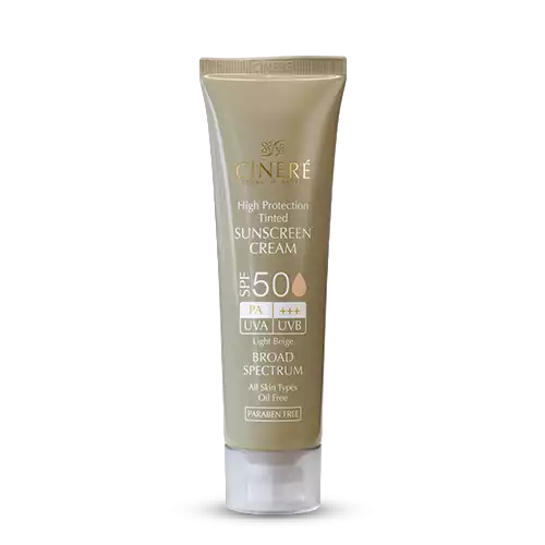 سینره ضد آفتاب رنگی بژ روشن SPF50